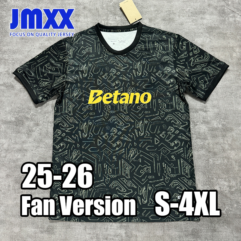 XXXL 4XL JMXX 25 26 Lisboon Sporting CP Special Black Soccer Jersey Pre Match Training Mens Uniforms Jerseys Man Football Shirt 2025 2026 Fan Versio