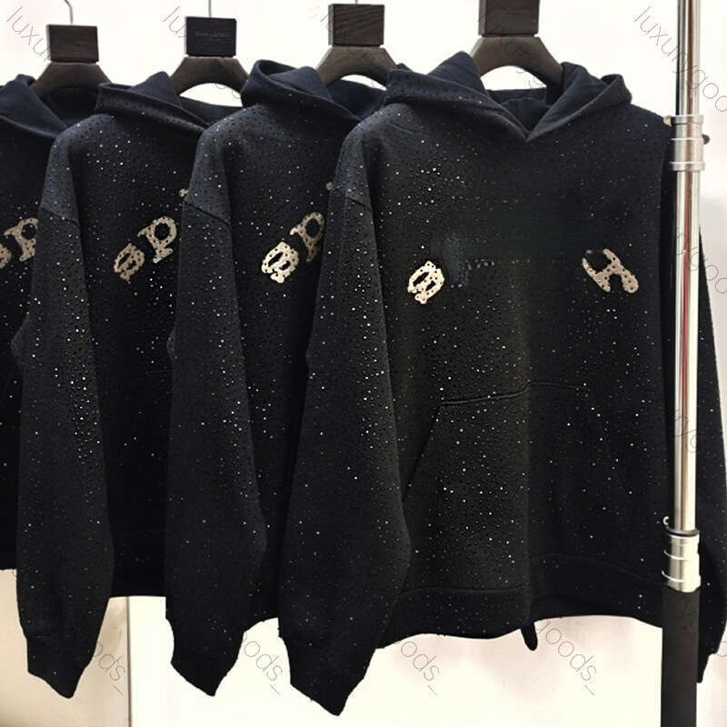 spidery Designer hoodie men vvs diamond hoodie spidery hoodies sweatshirts hip-hop sweatpants foam puff printed sweatshirts pants bubble printed Y2K