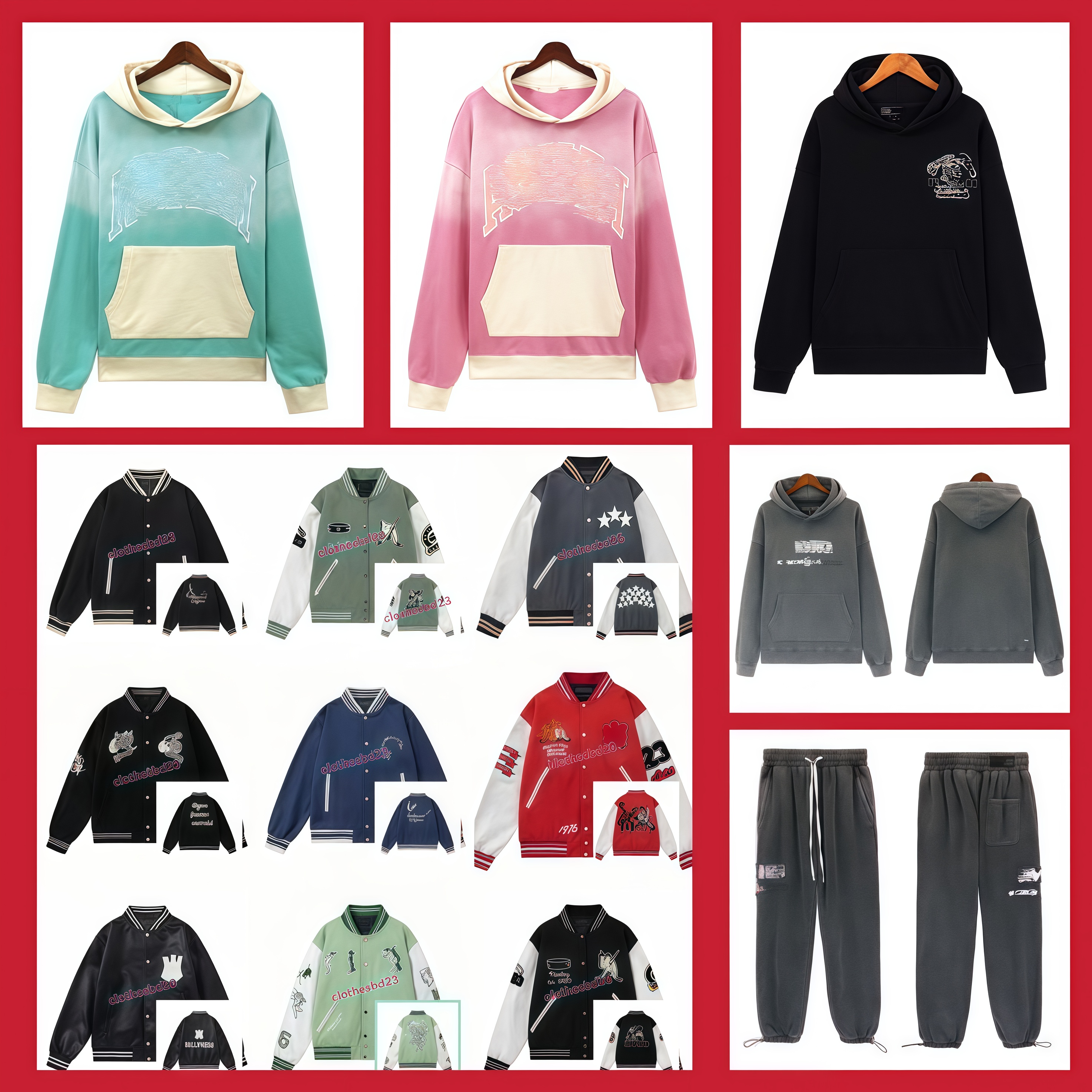 tops Jackets Designer Baseball Am1r1hoodie tracksuit pants shirts shorts Percentage of pure cotton Men's and Women's Sports Outdoor Top