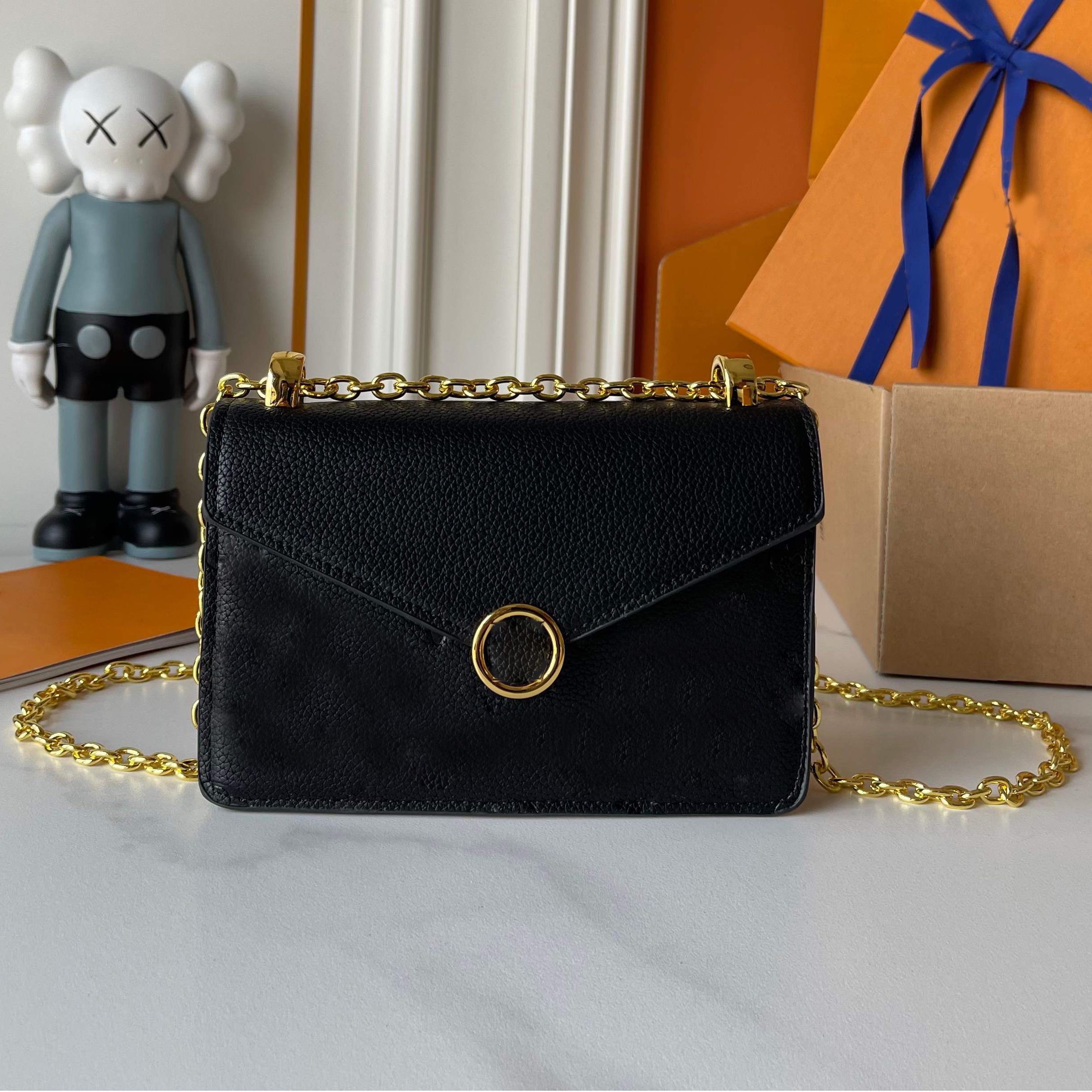 Portefeuille Chain WALLETS monogram empreinte shoulder genuine leather crossbody handbags women hobo shopping bag designer luxury tote messenger cos