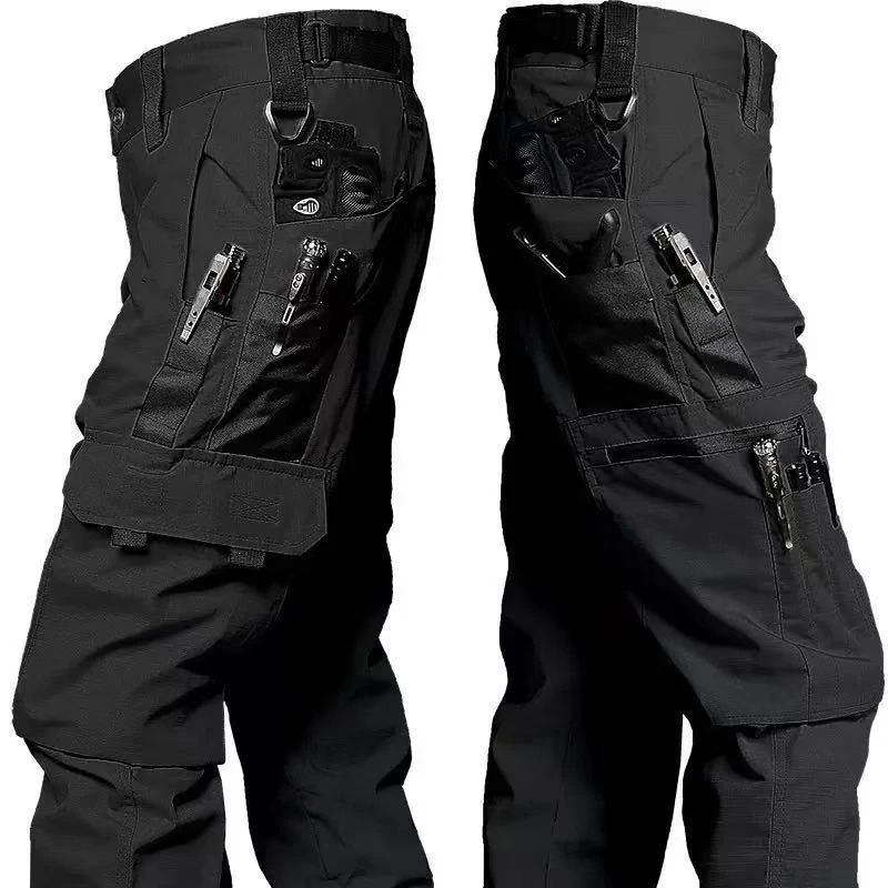 Mens Winter Autumn Fleece Softshell Pants Tactical Military Combat Cargo Trousers Hiking Camping Climbing Casual Sportwears 251203