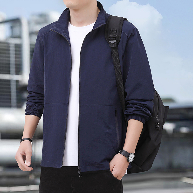 Spring and Autumn New Men's Jacket Outdoor Thin Single layer Stormtrooper Jacket Sports Loose Korean Edition Casual Jacket