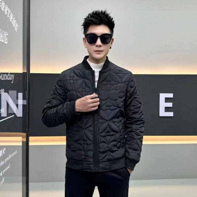 baseball collar luxury thin cotton-padded jackets for men designer jacket autumn winter mens coat