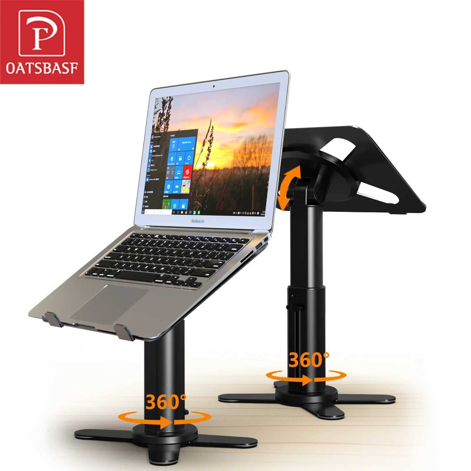 Oatsbasf Desktop Laptop Riser Cputer Stand Height Angle Adjustable Portable Laptop Table Stand for 11-173in Notebook Holder C251208-image-1087683438