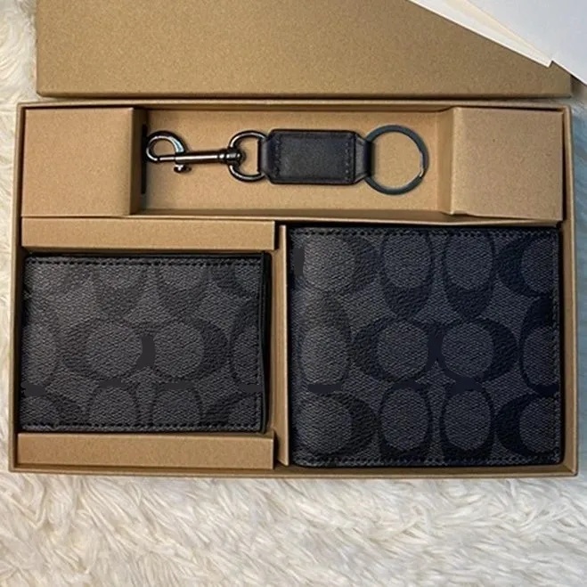 10A Gift boxed wallet luxury men womens wallet designer purse cardholder purses designer woman handbag mens wallets portafoglio portefeuille porte m