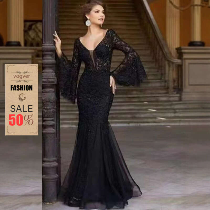 Evening Dress For Women Designer Luxury 2025 New Aura Four Seasons Evening Noble Palace Retro Banquet Mermaid Long Dress