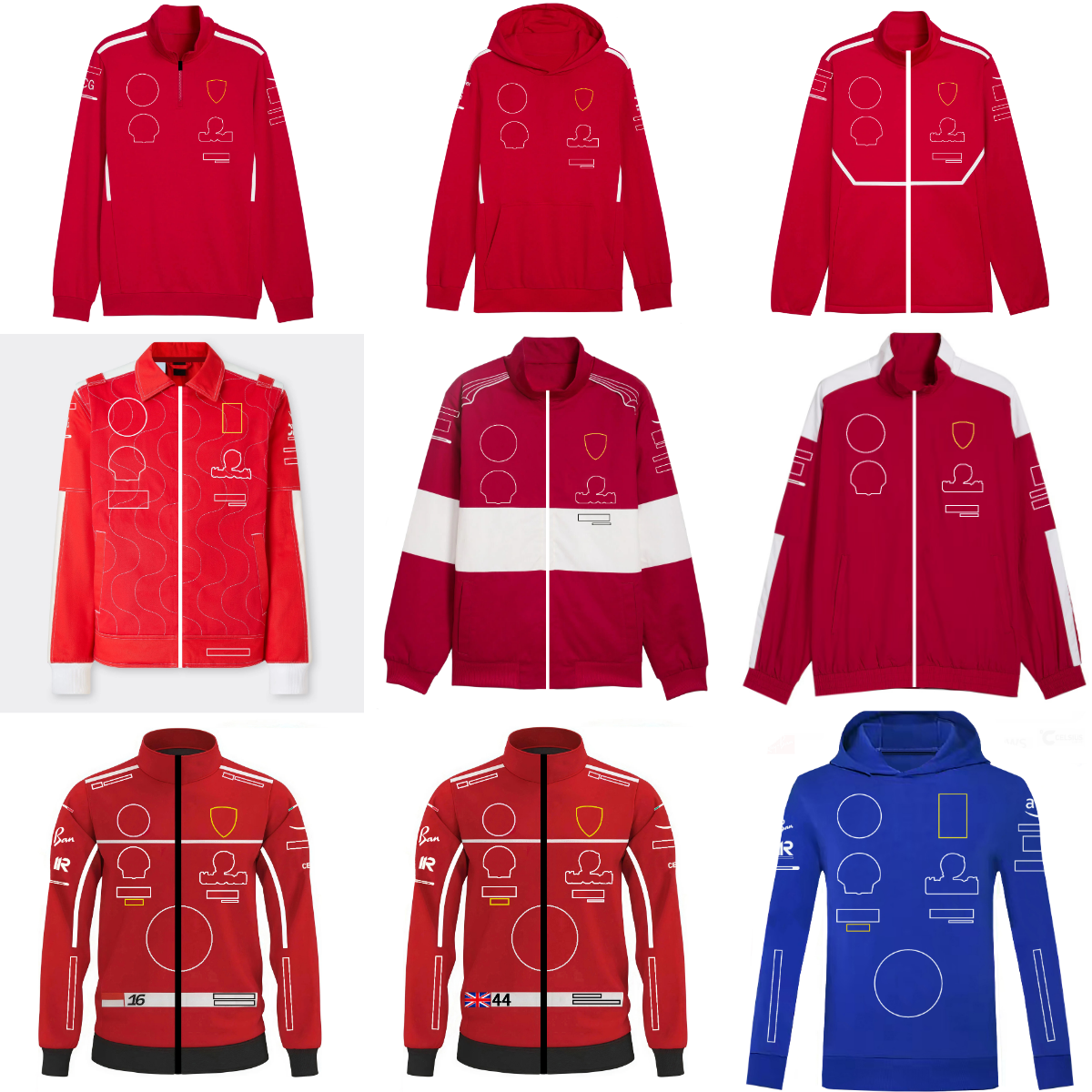 F1 2025 Team Jacket Sweat à capuche pour homme Nouvelle combinaison de course pour pilote de Formule 1 F1 Fan Zip Hoodie Motorsport Veste à manch