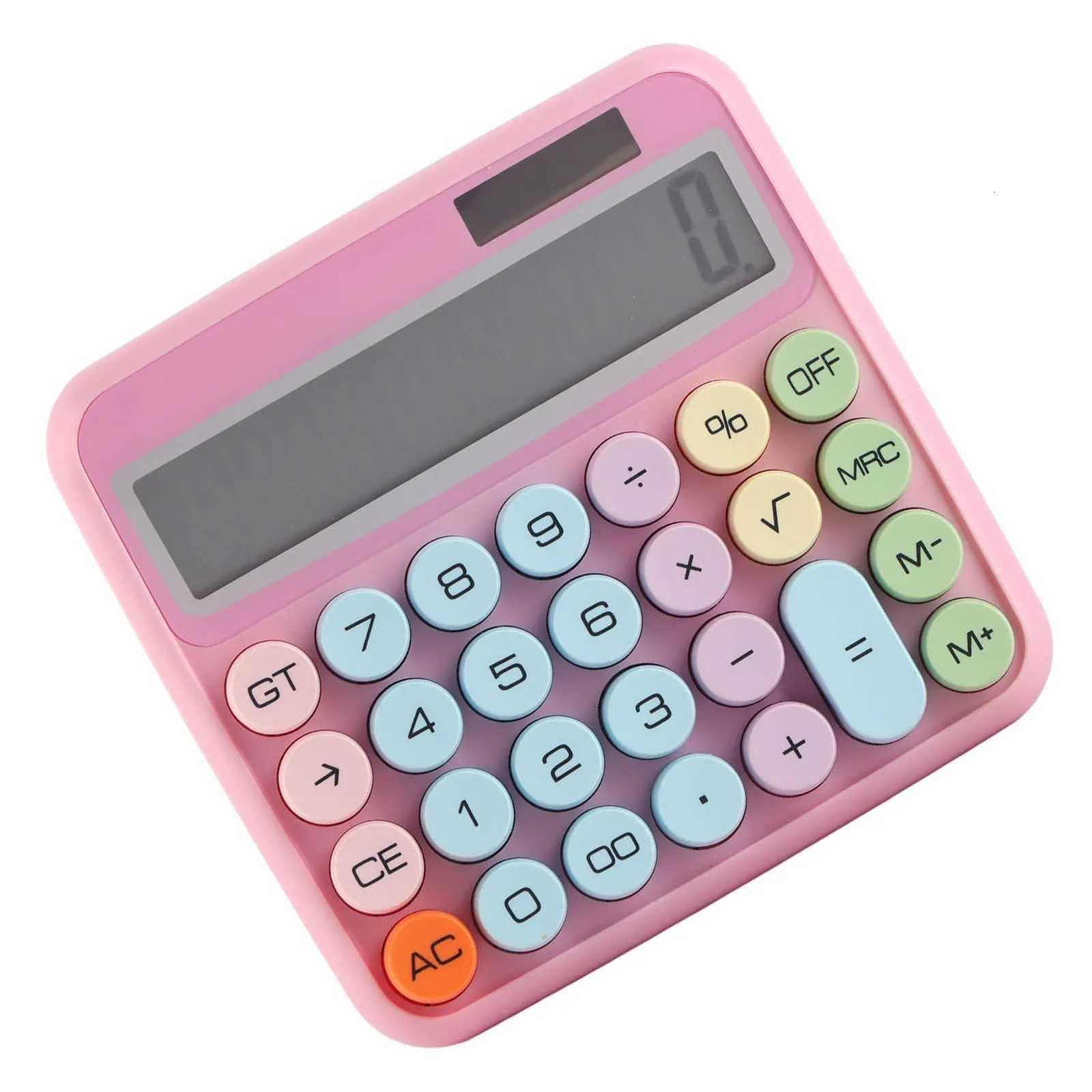 FlashCalcator 12 Digit Colorf Calcator Mechanical Keyboard Calcator Electronic Desktop Calcator for He School H251208-image-1087661610