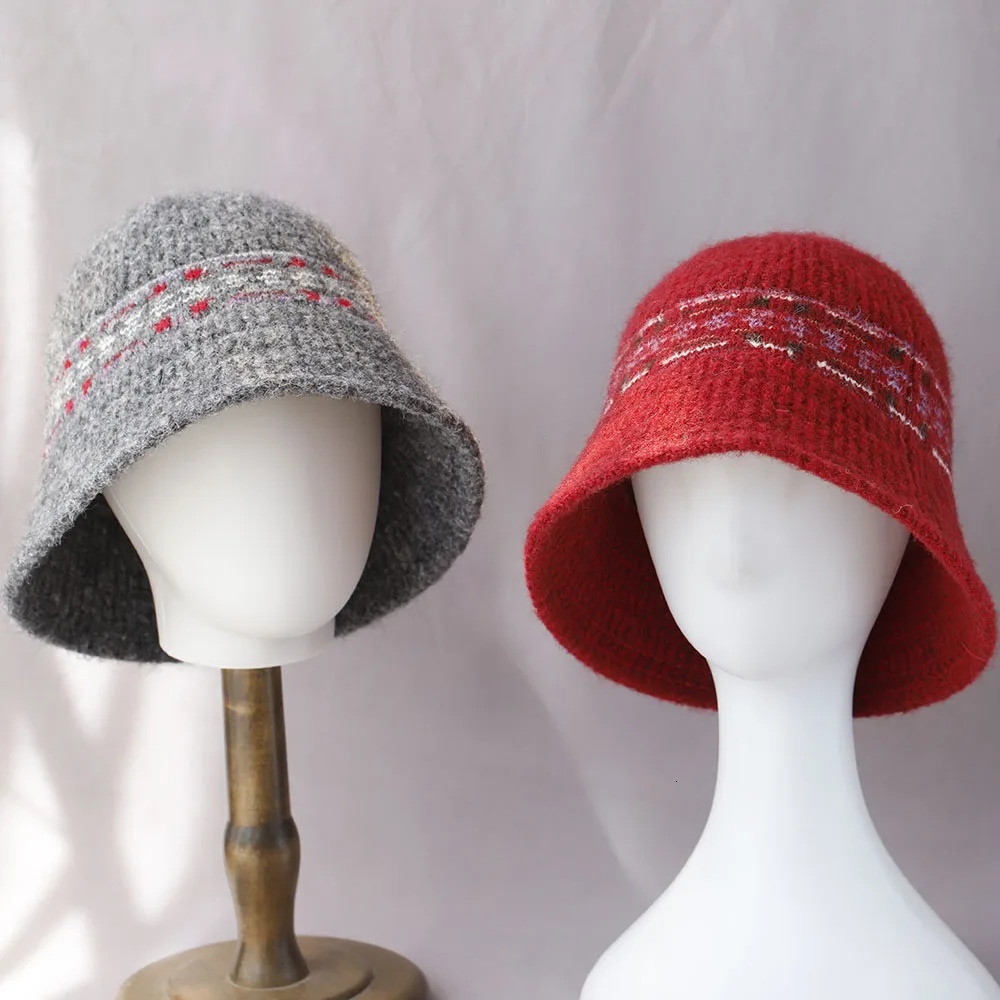 2025 warm Autumn Winter Wool Bucket Hat Women Fashion Vintage Fisherman Hats Versatile Cap Spring Felt Hat 5 Colors Foldable 251204
