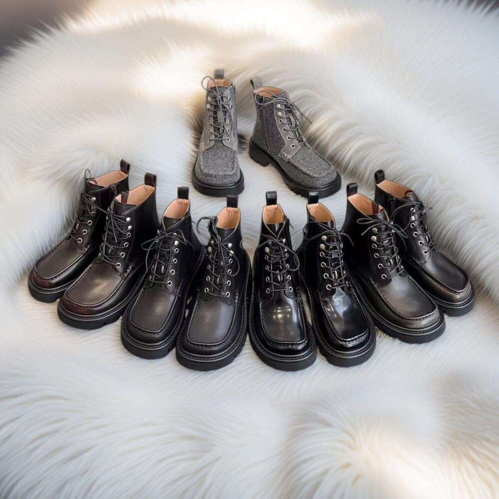 Luxury campo Sierra Combat Ankle Boots Designer woman shoe 2025 new Brushed Off Calfskin high top Chelsea platform Boot lady Retro cool knight Marti