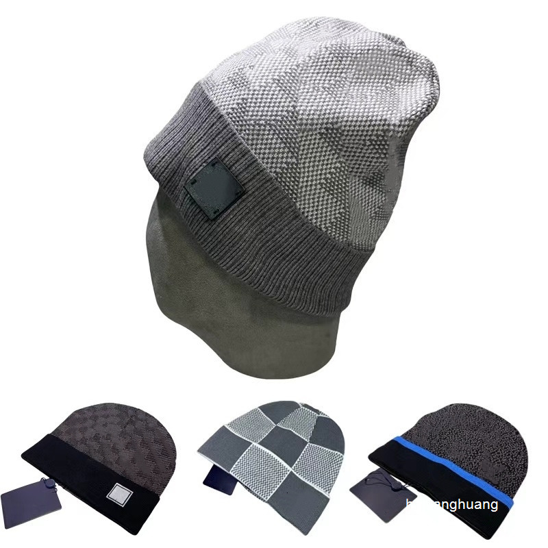 Beanie/Skull Caps Winter beanie designer fashion bonnet luxe knitted dressy caps autumn hats for mens skull outdoor womens hat cappelli travel skiin