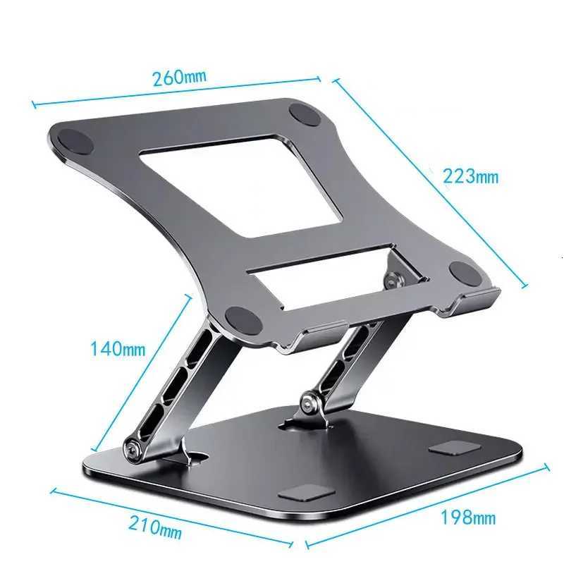 Phone Tablet Stand Adjustable Aluminum Alloy laptop Tablet up to 17 Laptop Portable Folding stand Cooling stand port C251208-image-1087683407