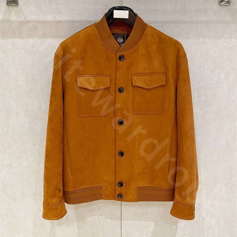 Quiet Luxury Designer Jackets Men Baseball Uniform Autumn and Winter Business Casual Pilot Jacket Coat Male L1289