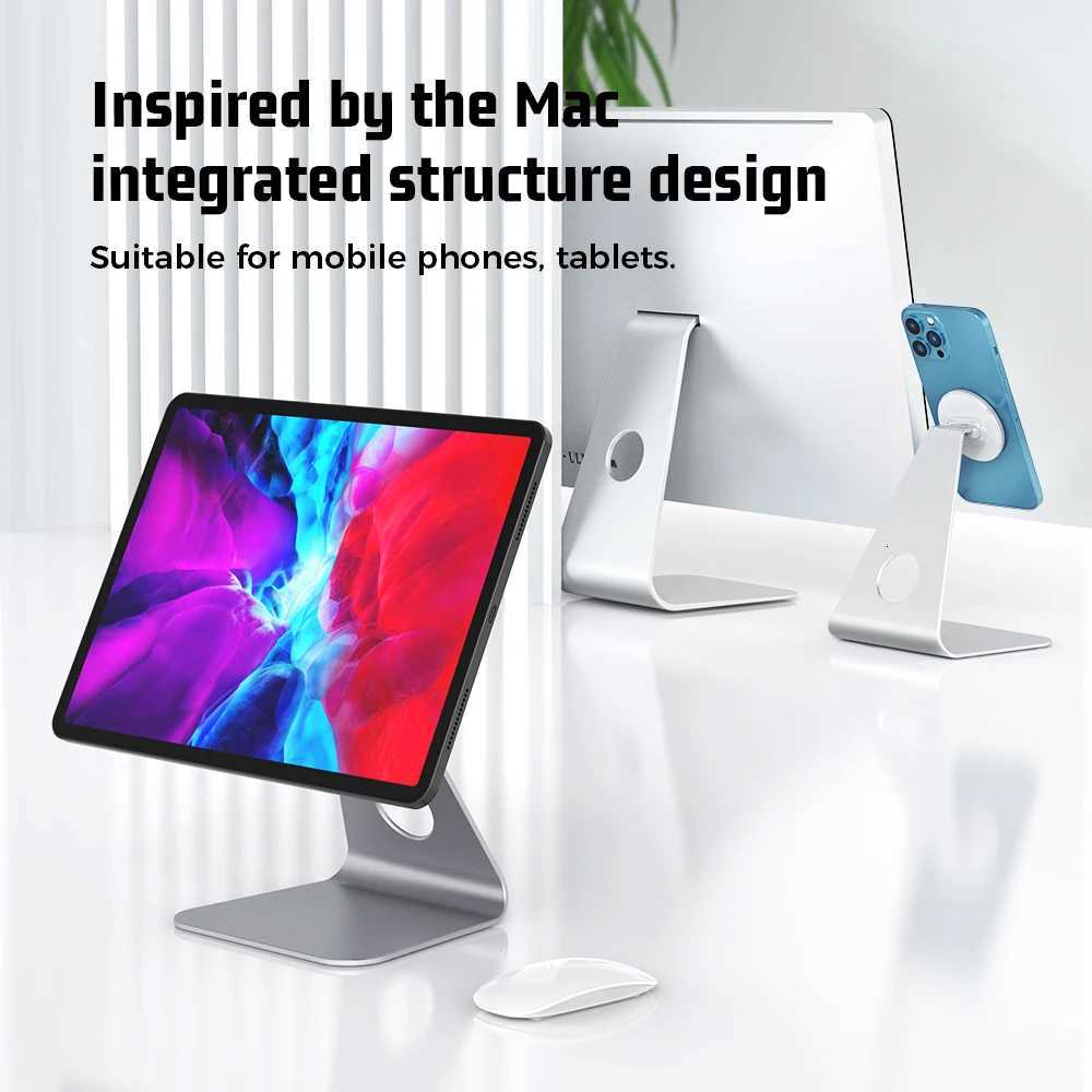 Tablet Stand For iPad A16 M2 M3 Air 11 13 Pro M4 129 Mini Metal Magnet Rotation Tablet Holder For Xiai Phone C251208-image-1087683709