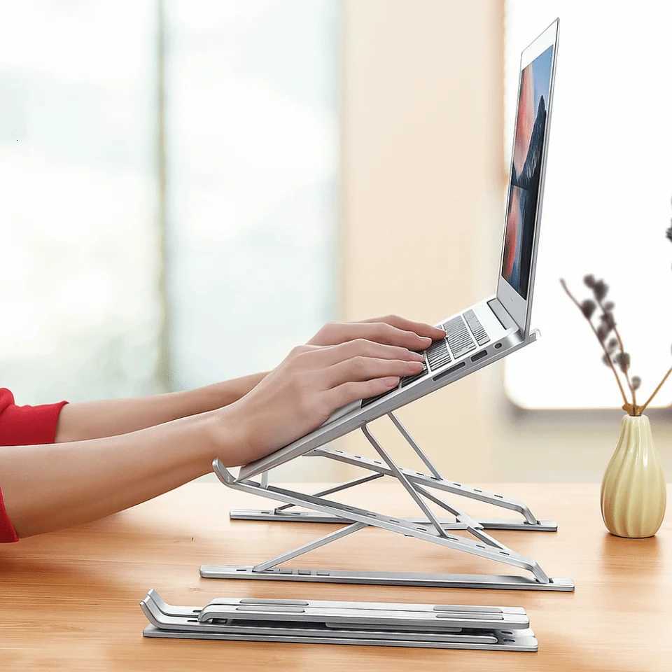 Adjustable Laptop Stand Foldable Ventilation Portable Tablet Stand Double Layer Notebook port Holder He Off C251208-image-1087683458