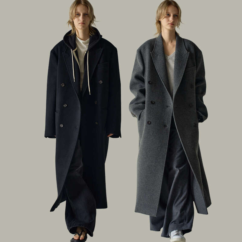 Wool For Women Autumn And Winter Loose Lazy Style Thickened Woolen Coat Luxury