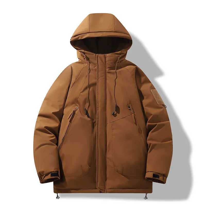 Mens New Comfortable Versatile Windproof Warm Party Overcomes Winter Outdoor Hiking Camping Windproof Breathable Padded Jacket W251209