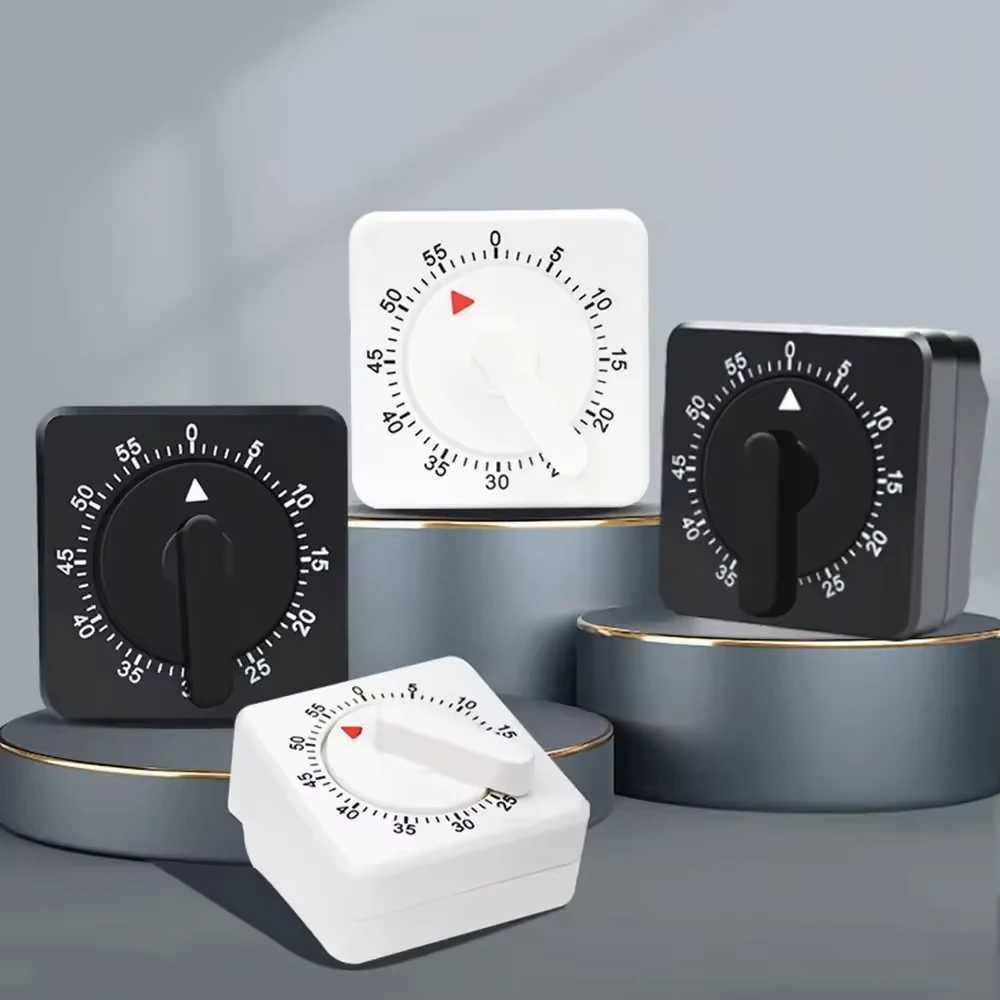 Mtifunctional mechanical timer kitchen countdown timer with al reminder magnet fuchsia kitchen off hework C251209-image-1087828736