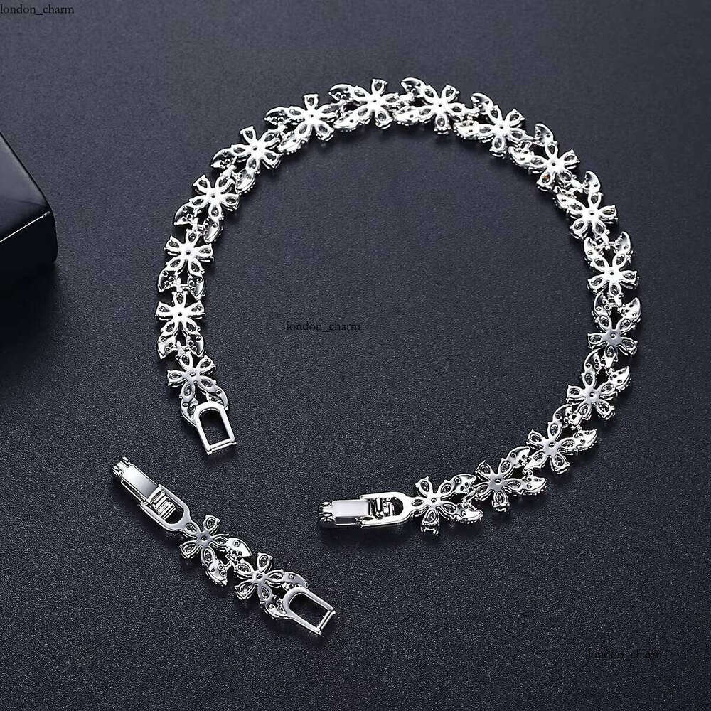 Rooteemi fashion 2024 Luxury Stone Jewelry Ladies Designer Chain VVS Moissaniteia Cubic Bracelet