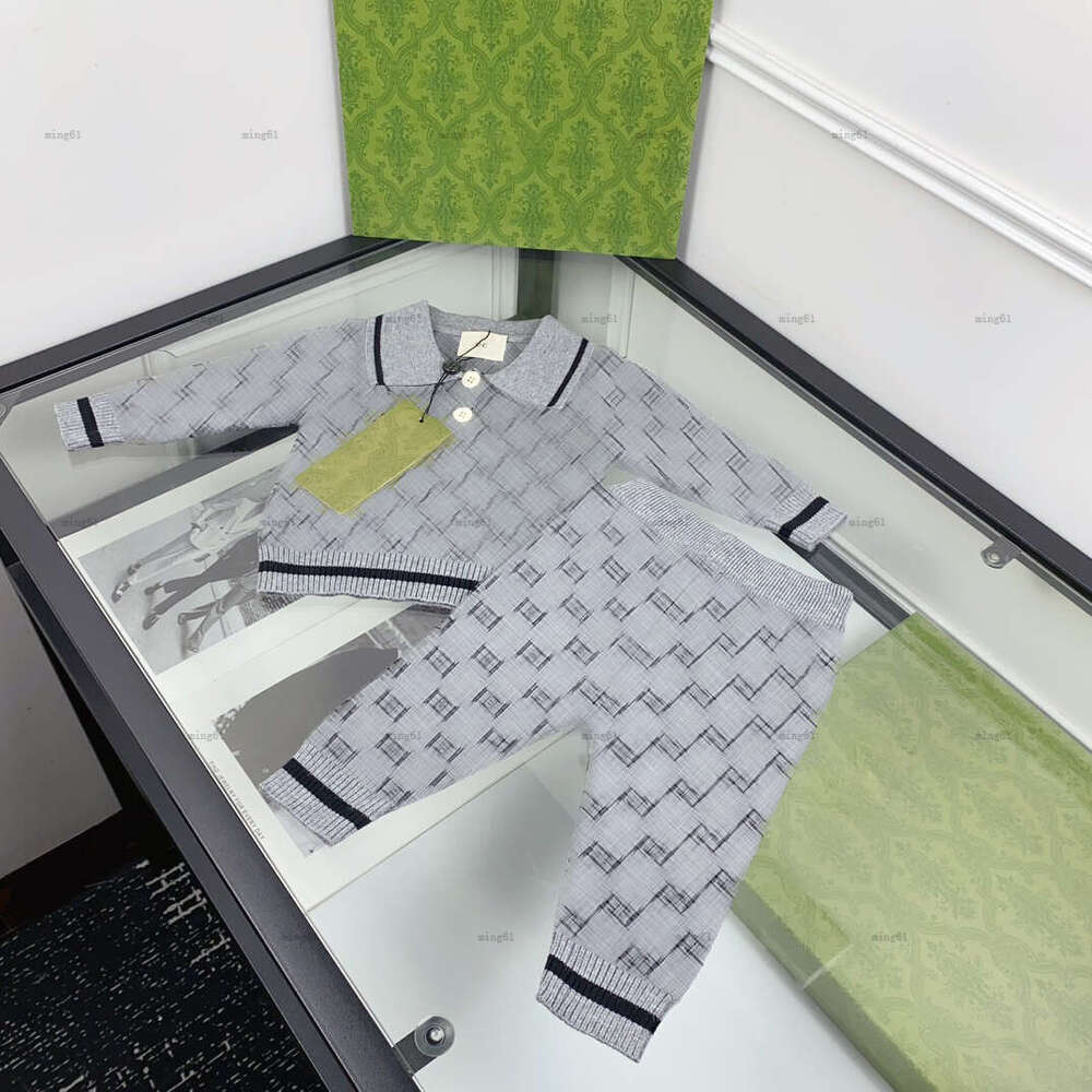 Combinaisons pour nouveau-nés de marque Lettre design imprimé complet body pour bébé vêtements pour bébé design tricoté sweat à capuche et pantal