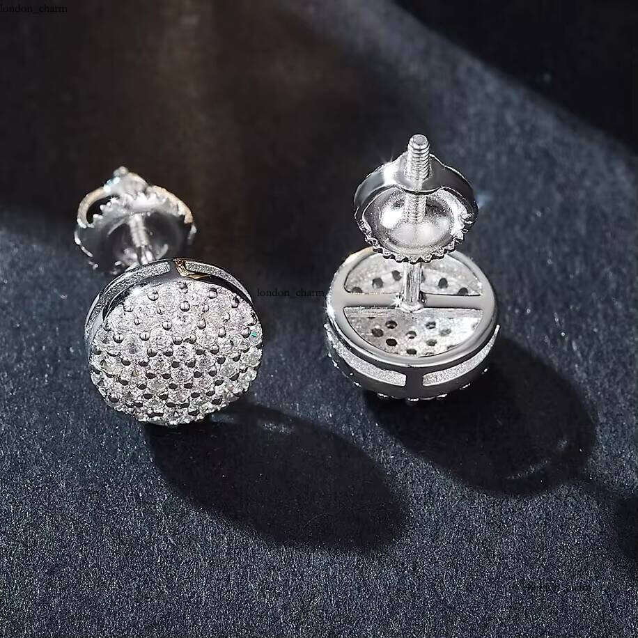Wholesale 925 Sterling VVS Moissanite VVS Moissanite Exquisite Fashion Jewelry Wedding S925 Silver Women's Stud Earrings