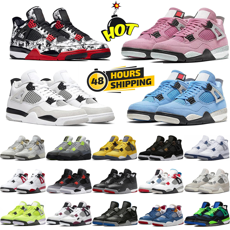designer basketball shoes mens womens Wet Cement military black cats Fear Orchid Thunder sail bred Olive outdoor sports sneakers trainers
