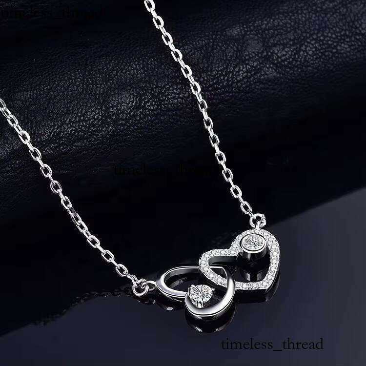 Bolivia Women's 925 Silver Heart Exquisite Adjustable Pendant 18k Gold Chain VVS Moissanite Butterfly Shape Elegant Wedding