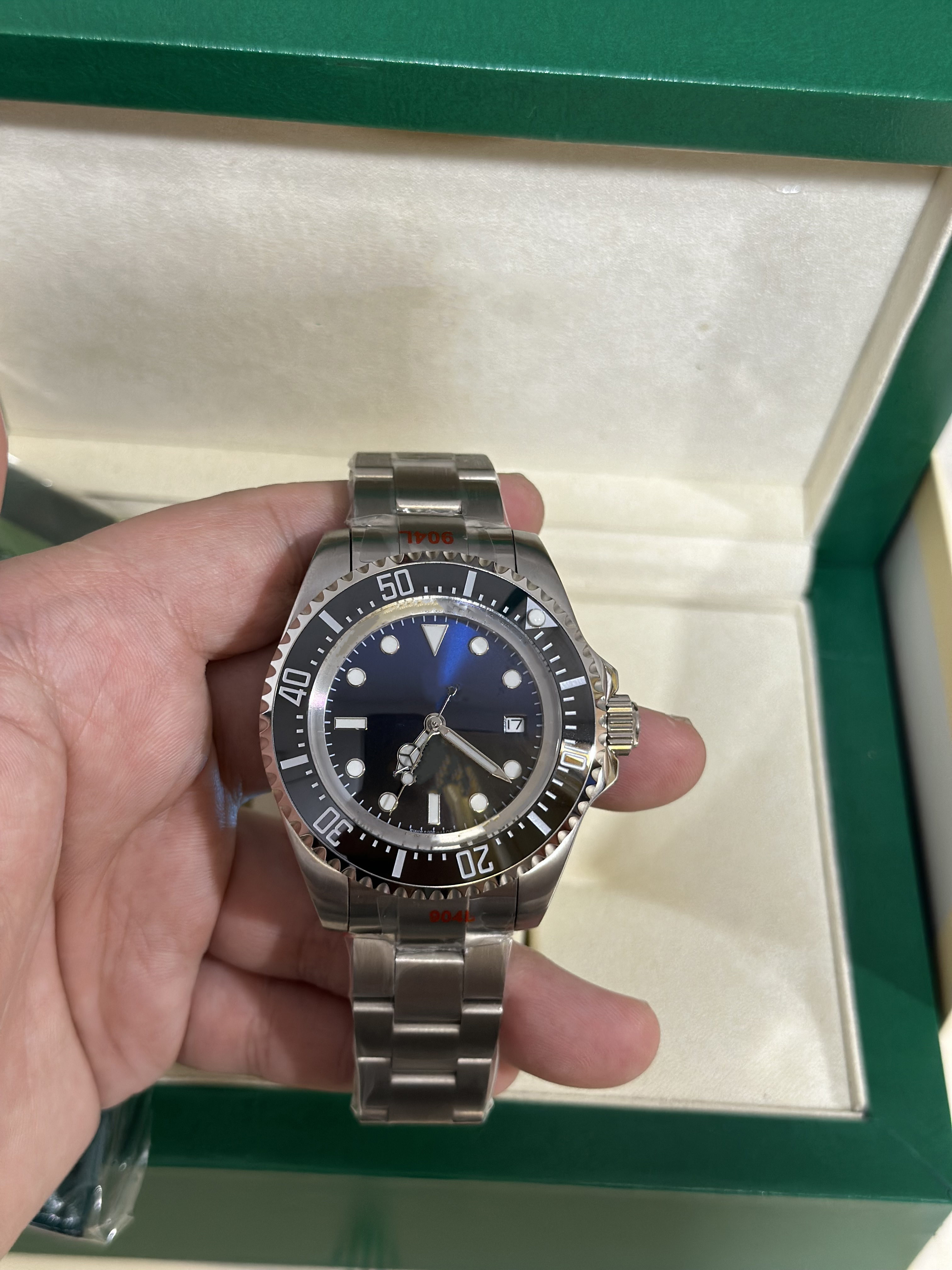 44mm Mens Designer Watch 2836 Men's Automatic Mechanical Luxury Watch Sport Waterproof Sapphire Glass Wristwatch