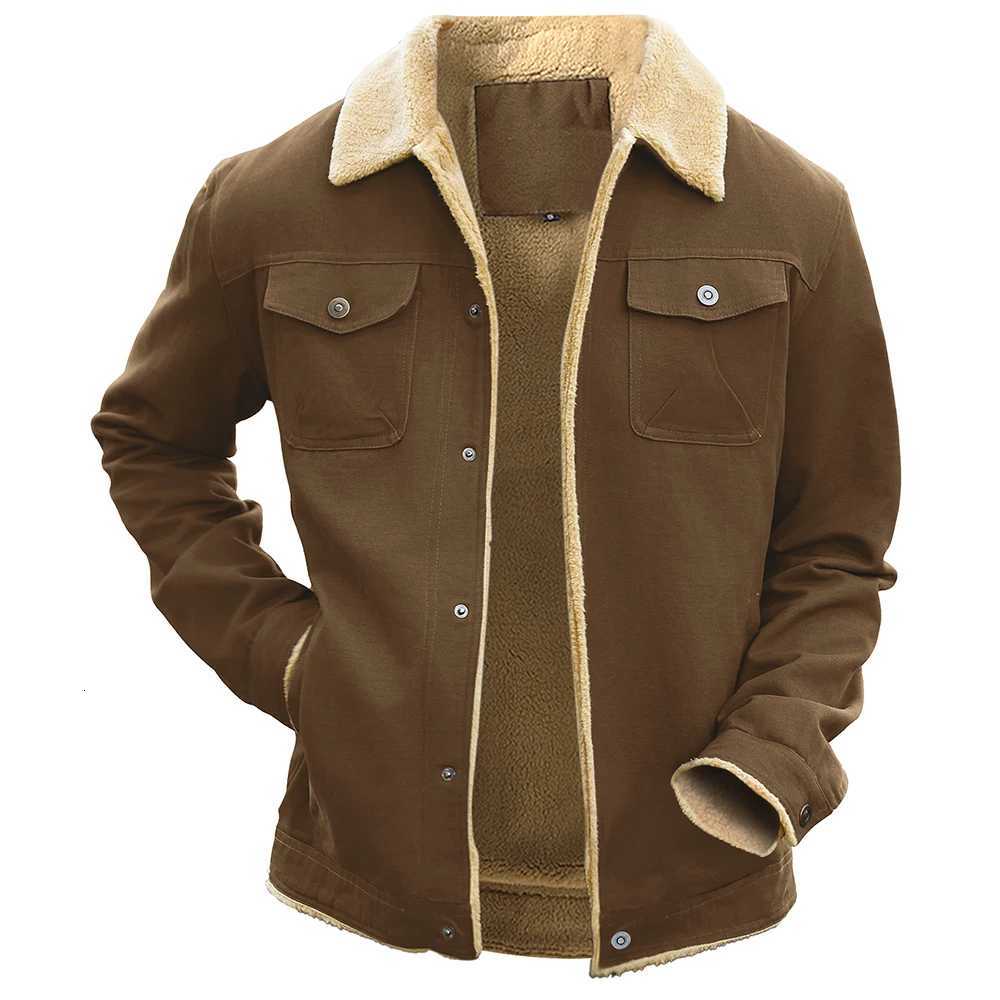 Mens Jackets Winter Warm Waterproof Fleece Lined High Quality Multi-color Coat Comfortable Casual Outerwear US Size W251209