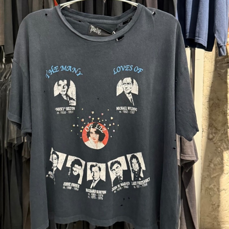T-shirt imprimé Vintage hommes femmes T-shirts en coton décontractés