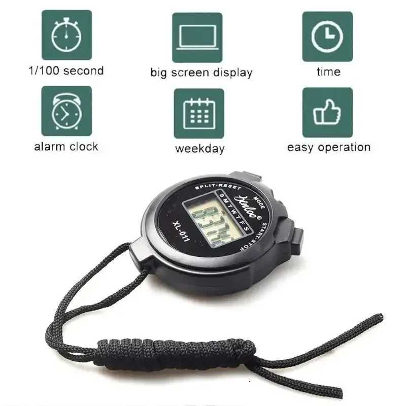 Digital Stopwatch Timer Sports Mtifunction Lap Split Waterproof Stop Watch Swimming Running Coaching Fitness Accessories C251209-image-1087828101