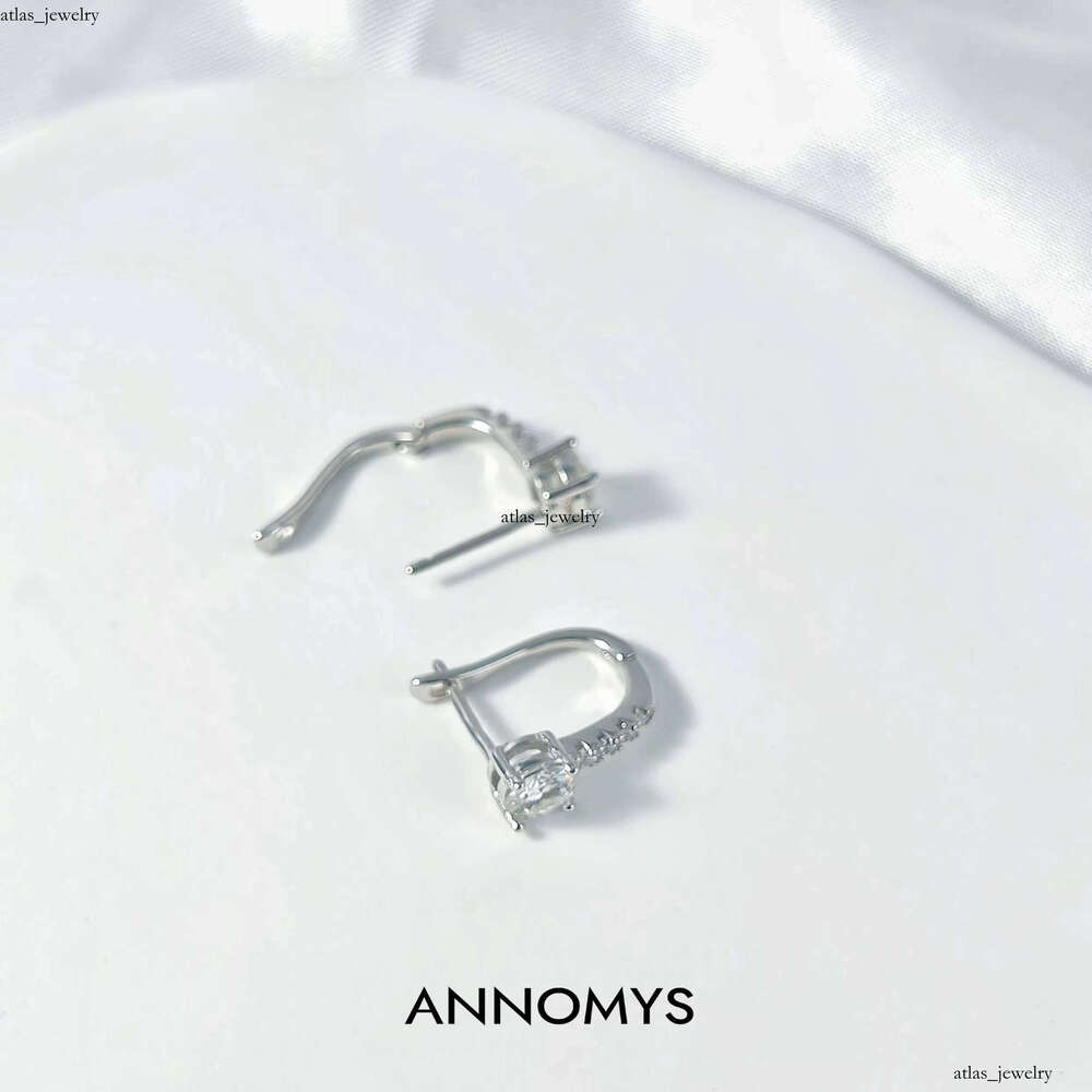 High Quality 925 Sterling Silver VVS Moissanite Earrings for Women New Trendy Shiny Wedding Party Dairy Wear Jewelry Gift