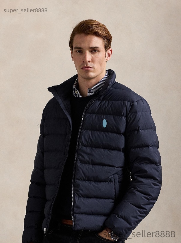 Designer Polo Puffer Jacket Mens Down Jacket Men Puffer Jacket Zipper Cotton Thick Polo Winter Women Jacket Men's Clothing Coat Puffer Vest Emb