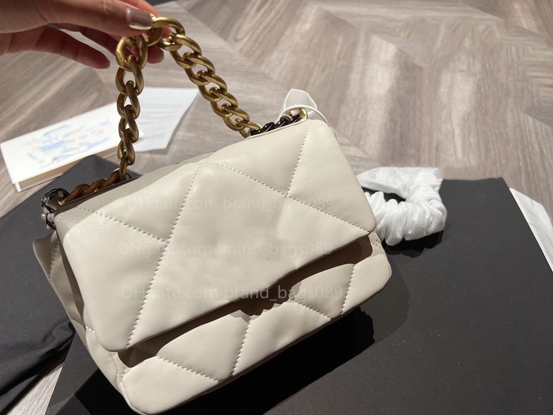 Top women fashion Lambskin 19 Bag Luxury Designer Handbag Women Multi Accessories Shoulder Bag Leather Clutch Crossbody Chain Pouch Totes