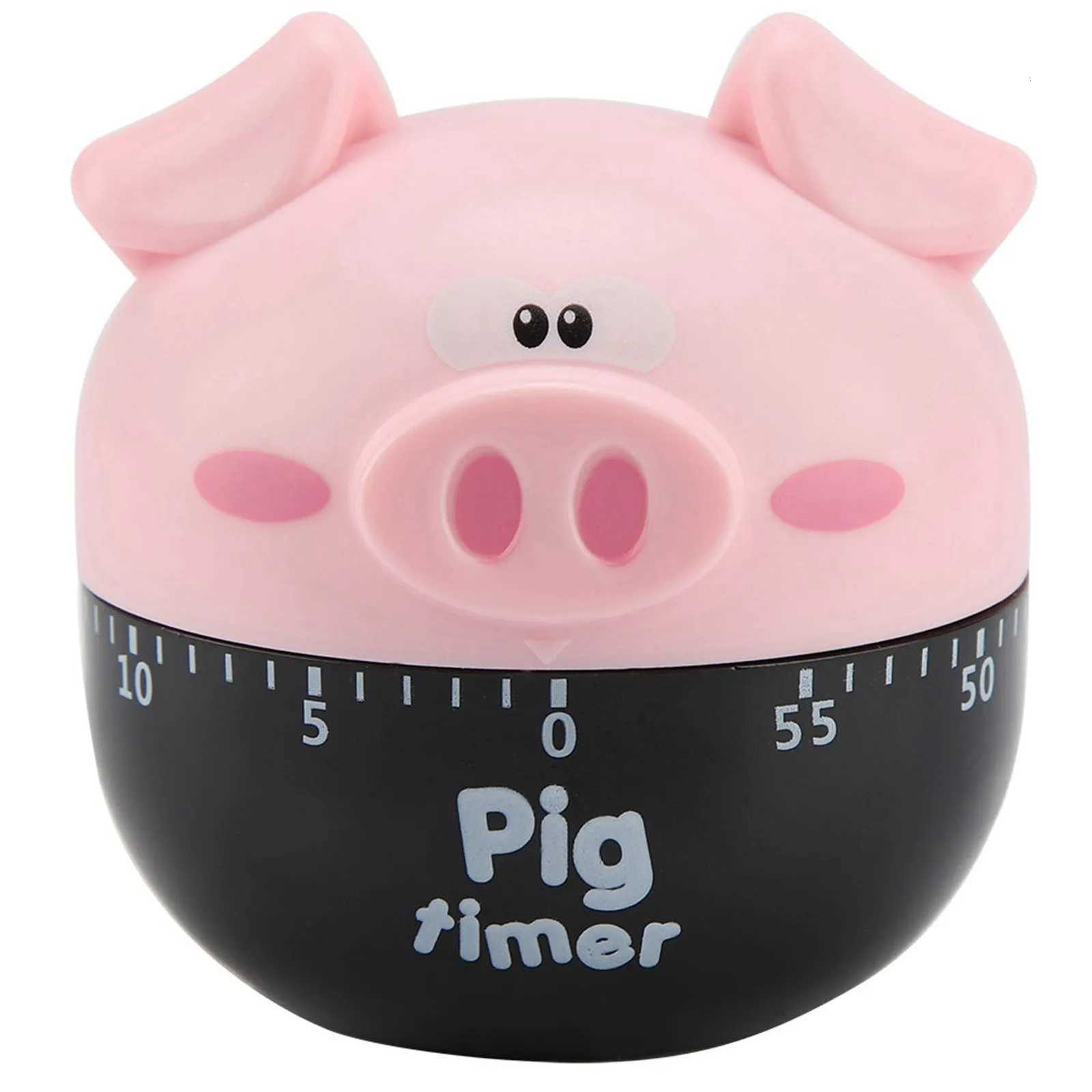 Kitchen Timer Cartoon Pig Shaped Mechanical Timer 155 Minutes Cooking Timer Time Reminder Tools Kitchen Accessories C251209-image-1087828236