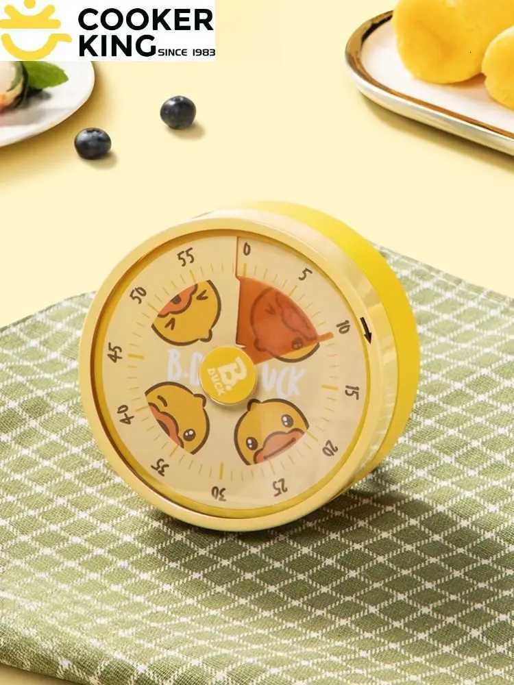 Cooker King BDuck Visual Timer 60Min No Battery 75dB Loud Al Magnetic Stand for Kitchen/Cooking/Baking/Kids/Classro C251209-image-1087828711