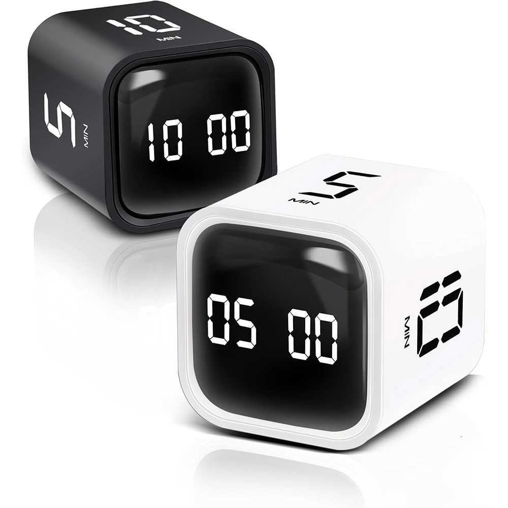 Adjustable Cube Timer - 5/10/30/60 Minute Countdowns Settings - Pause Resume Silent Vibrate Sound Al for Work Study C251209-image-1087828902