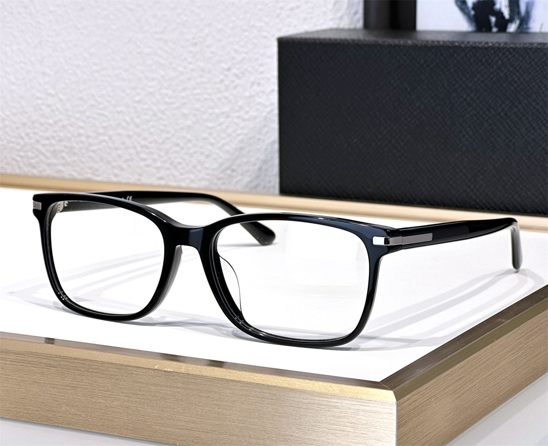 Fashion classic designer mens women glasses 14w trend simple rectangular acetate eyewear designs avant-garde leisure versatile style Anti-Ultraviole