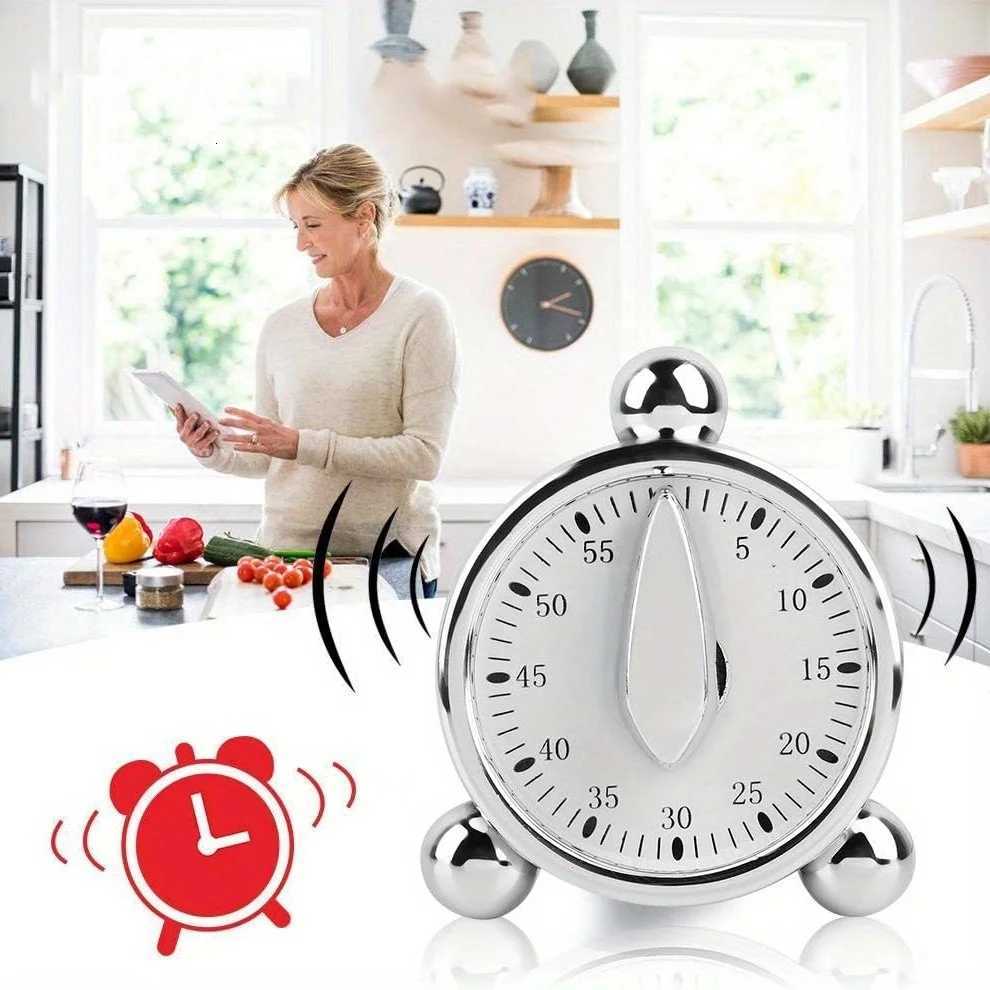 Visible Mechanical Timer 60-Minute Countdown Clock Time Manager for Kitchen Baking and Classro Use No Power Required C251209-image-1087828547