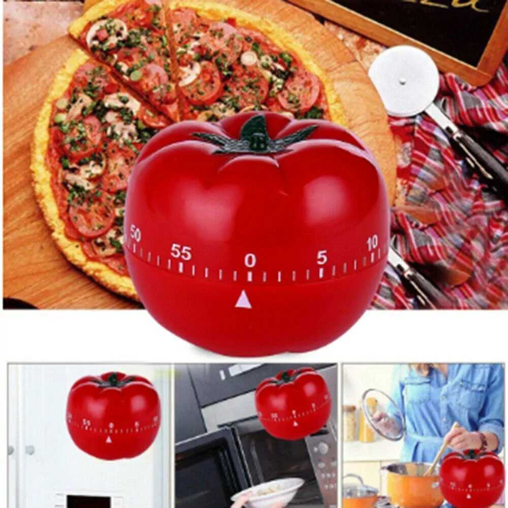 1 PC Tato Timer Mechanical Countdown Electronic Kitchen Timer Al Kitchen Cooking Tool Clock Podoro Timer Kitchen C251209-image-1087828801