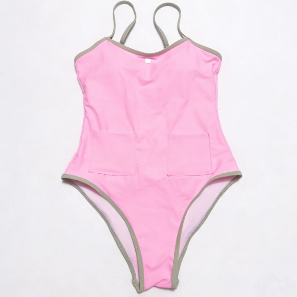 Luxury Designer Women Sexy Bikinis Bodysuit Girls Padded Bra Cover Up Swimsuit Summer Pool Party One Piece Beachwear