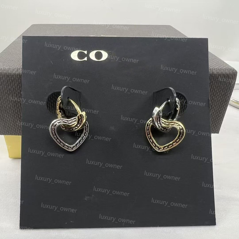 Earrings Designer for Women Luxury jewelry Knot earring silver plated with gold Exquisite Unique Festival Vacation gift