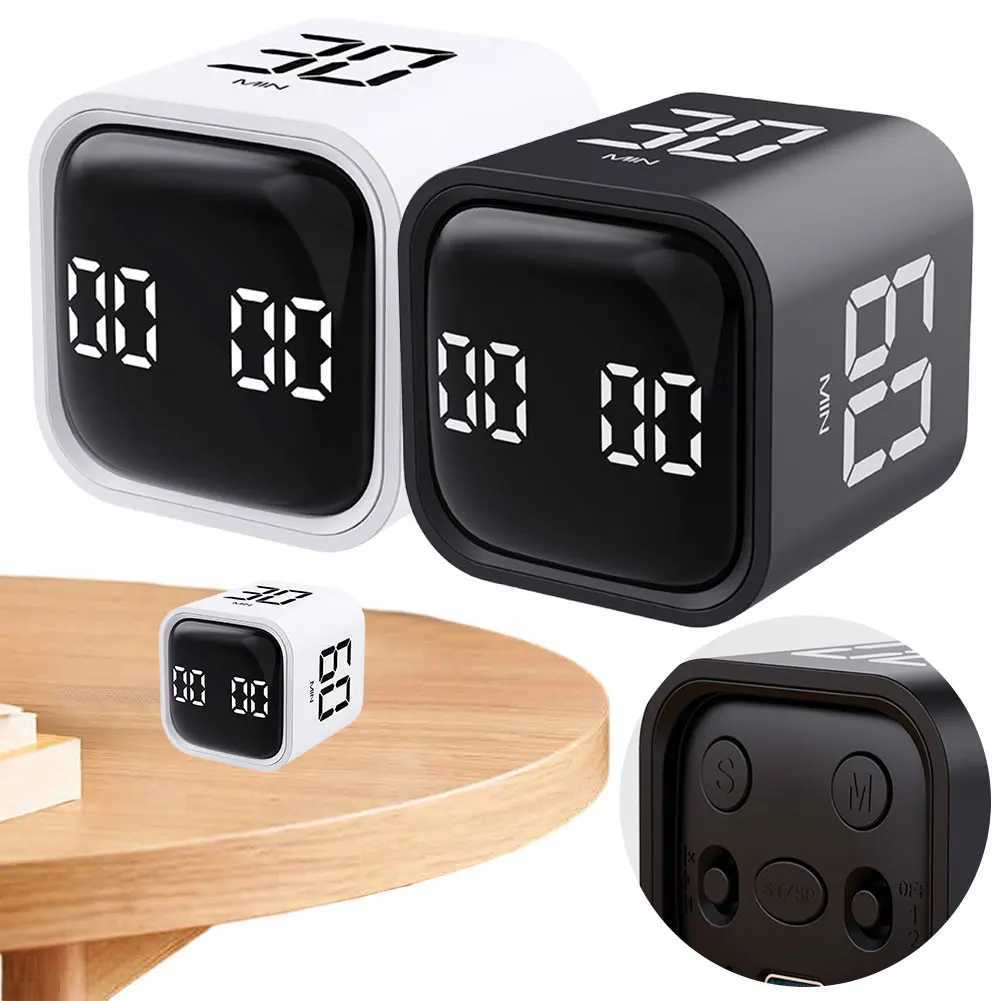 Productivity Cube Timer 5/10/30/60 Minutes and Cust Countdown Gravity Sensor Flip Timer Mini Kitchen Timer C251209-image-1087828247