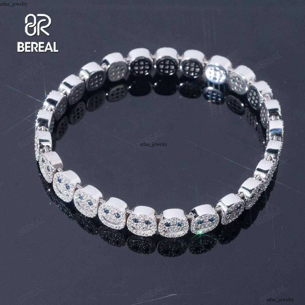 Custom 925 Sterling Silver Chain IGI Certified White Gold Lab-Created VVS Moissanite Tennis Bracelet Women's Jewelry