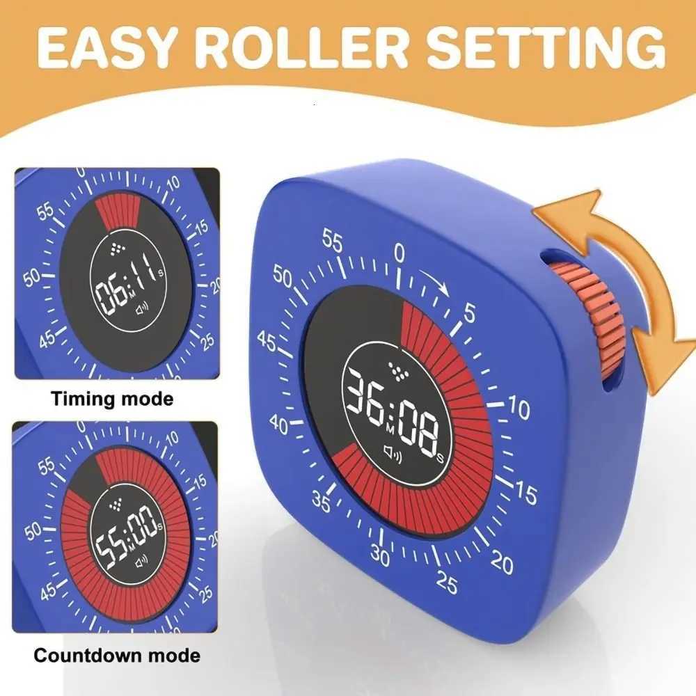 Rechargeable Visual Timer Digital 60 Minutes Timing Silcent Timers Mechanical Dual Time Clock Countdown Timer Teaching C251209-image-1087828296