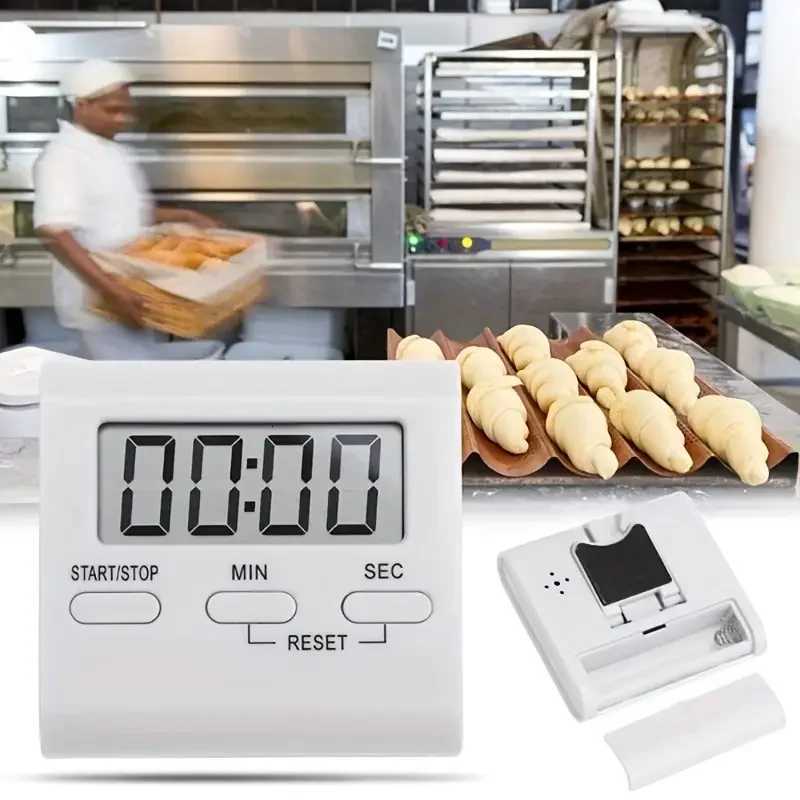 LCD Digital Kitchen Timer Magnetic Cooking Large Count Down Up Clear Loud Al He Kitchen Accessories C251209-image-1087828172