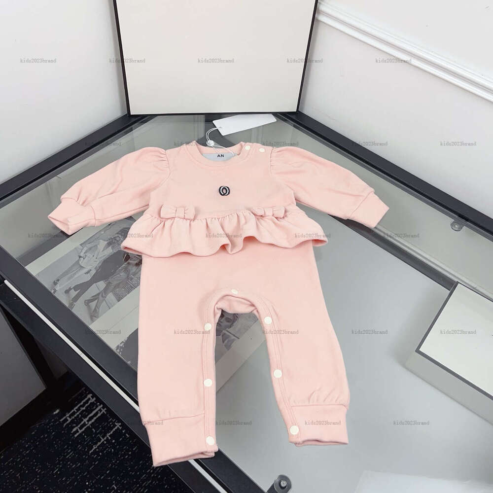 New newborn kids jumpsuits infant bodysuit designer baby clothes Various styles toddler Round-neck pullover shirt and pants A391X11N090-a