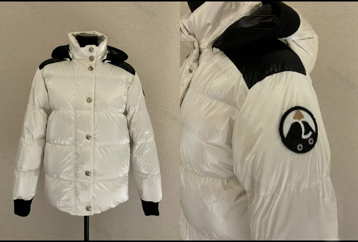 Warm Women Hooded Design Down Jackets Letter Puffer Blouson Parka Jackets Bomber Loose Girls White Duck Down Feather Outdoor Thickened Design Coats