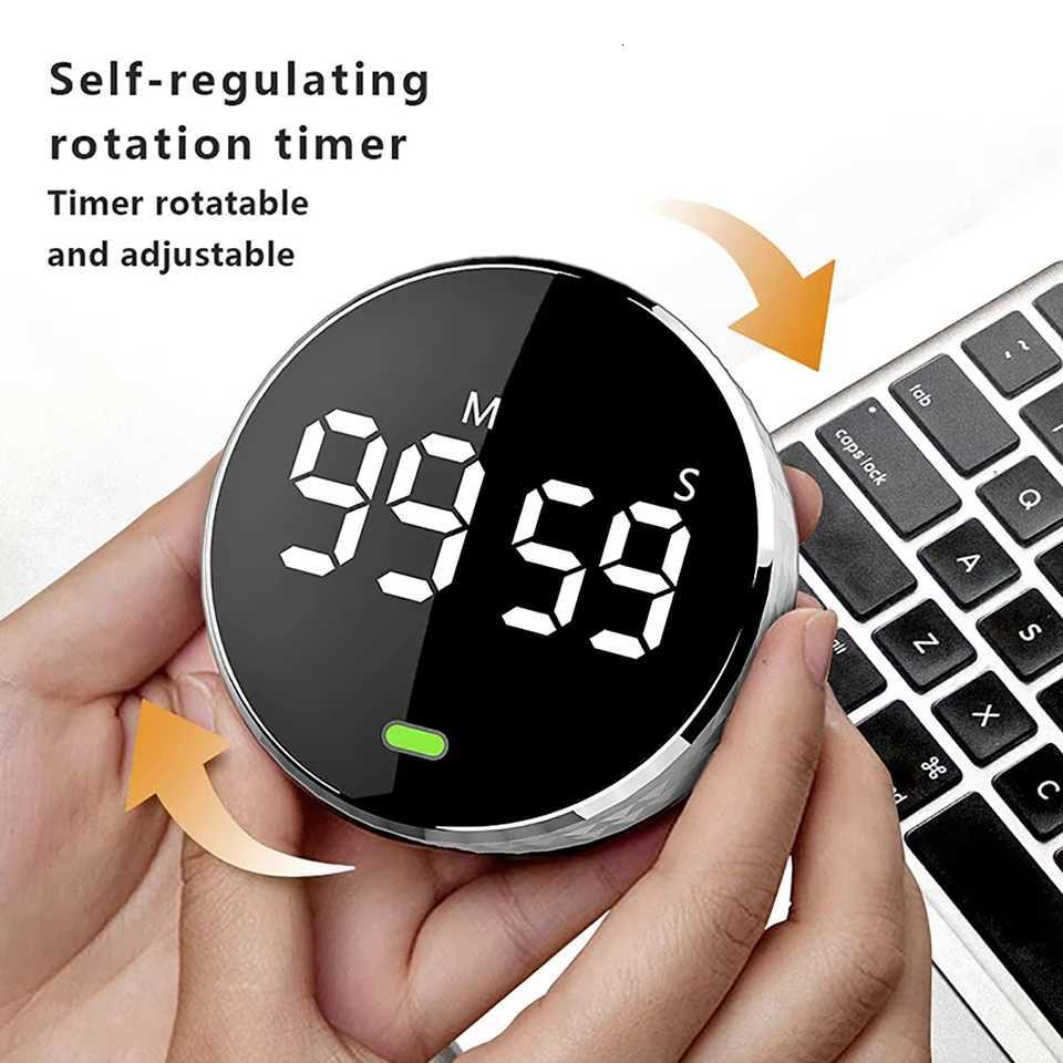 Kitchen Timer Digital Countdown Magnetic Egg Timer for Cooking with Constant Light Function for classros Quiet for Kids Adts C251209-image-1087828297