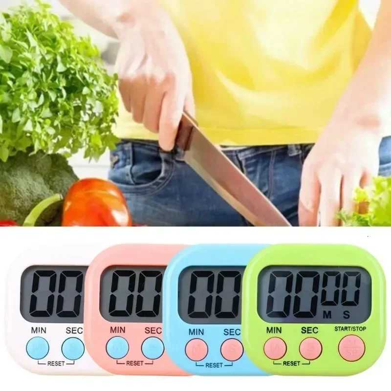 LCD Kitchen Timer Cartoon Shape Mtifunctional Countdown Timer Digital Al for Baking Cooking Sports Reminder C251209-image-1087828556